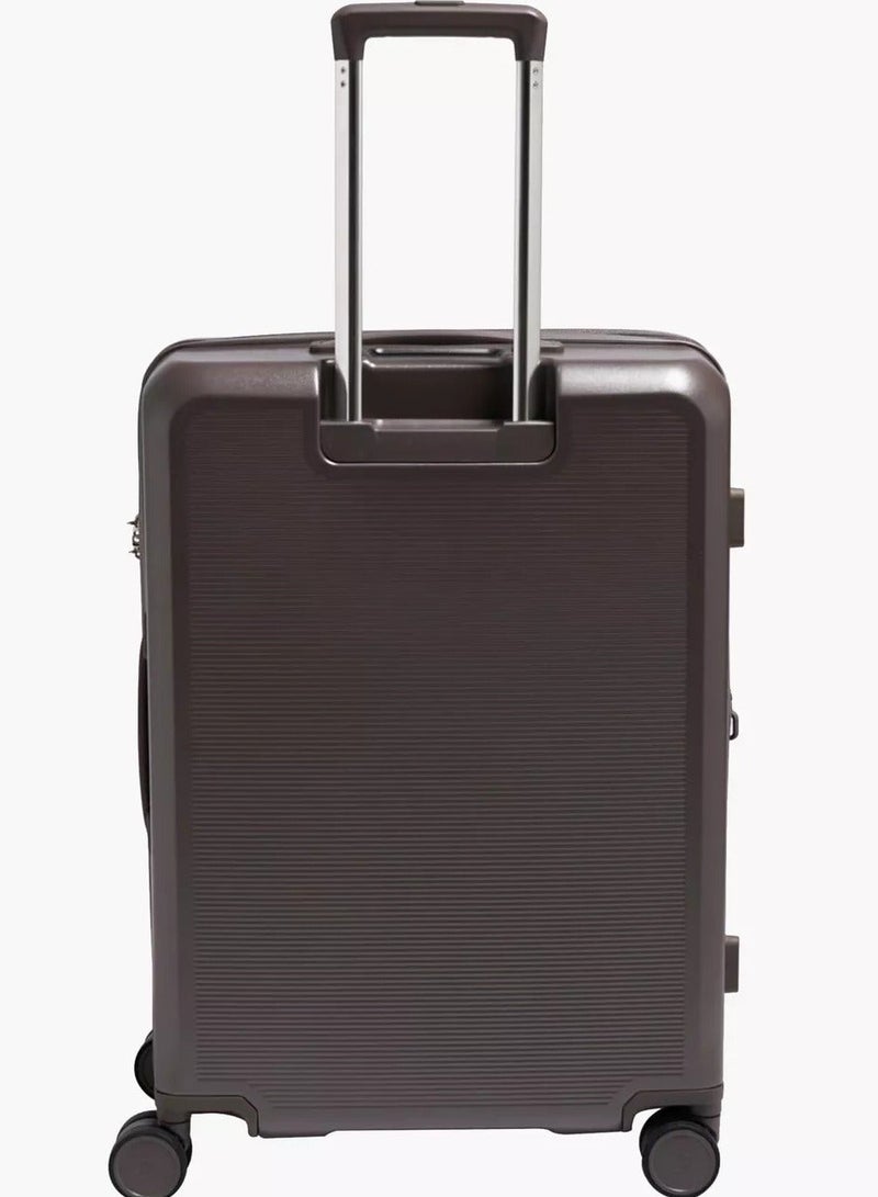 Echolac Sense 56+67+78 Cm Hardcase Expandable 4-Double Wheeled 3 Piece Luggage Trolley Set - Brown - Image 5